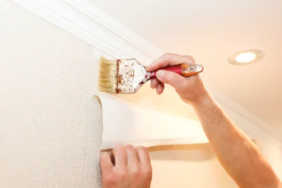 Pose de papier peint à Saint-Eusèbe — revêtements muraux et toiles de verre